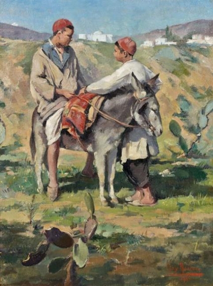 La Discussion by Max Moreau, 1950