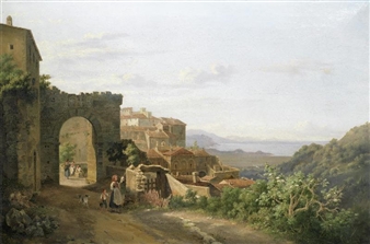 Mediterranean coastal townscape - Pietro Della Valle