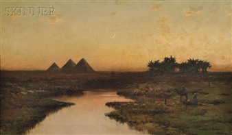 The Pyramids of Giza, Egypt - M. DeForest Bolmer