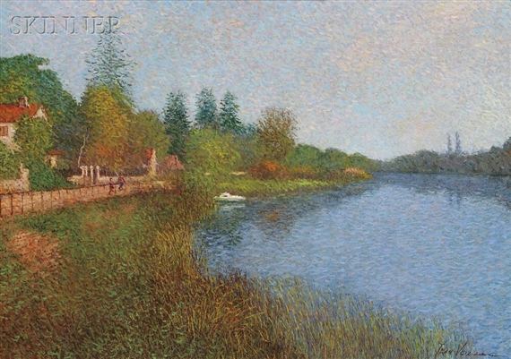 La Seille, Saône et Loire by Jean Vollet