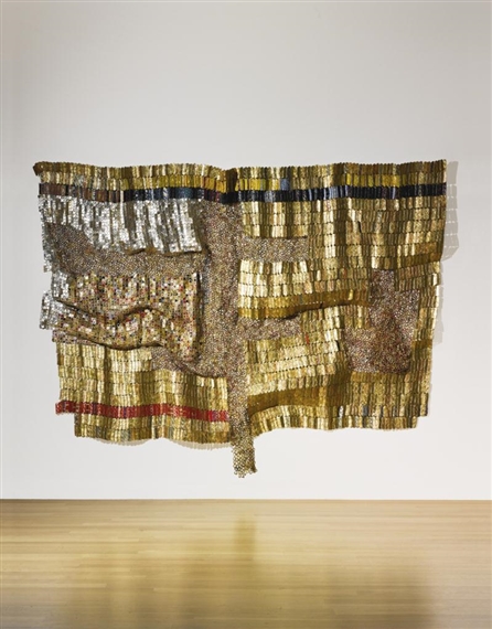 PATHS TO THE OKRO FARM by El Anatsui, 2006