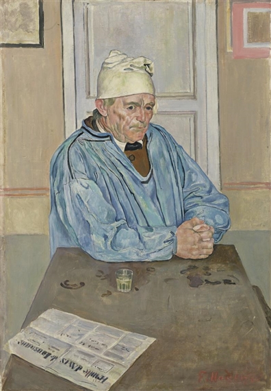 BILDNIS EMILE BORGEAUD by Ferdinand Hodler, 1887
