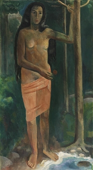 MÄDCHEN IM WALDE - Alfred Heinrich Pellegrini