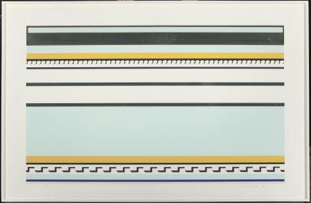 Entablature VI (from the Entablature series) by Roy Lichtenstein, 1976