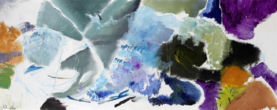 Foliage by Water, No.5 by Ivon Hitchens, 1962