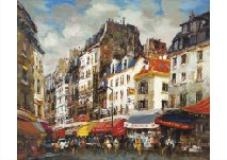 Montmartre Landscape by Hyoichi Yamamoto