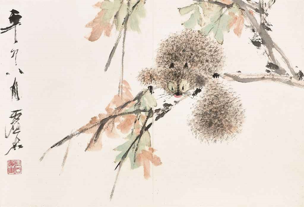 Squirrel by Xu Gu, 1891