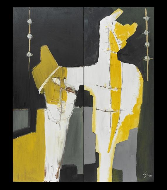 Artwork by Tony Mose, Untitled, Made of oil on panel