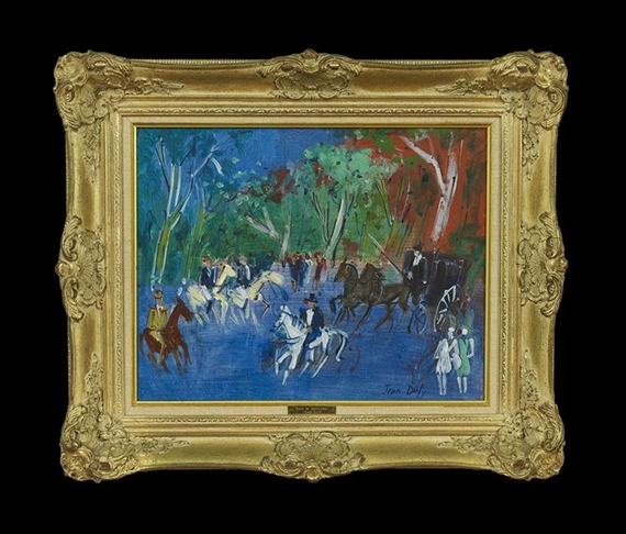 Promenade au Bois de Boulogne by Jean Dufy