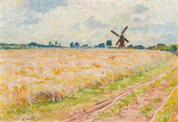 Rye fields by Emile Claus, 1908