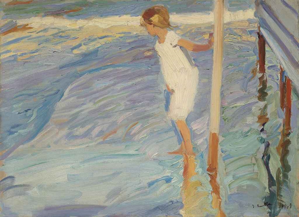 Joaquin Sorolla y Bastida | STUDY FOR SAD INHERITANCE (1906) | MutualArt