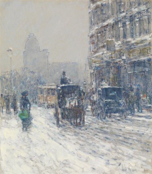 WINTER by Childe Hassam, 1904