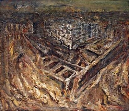 City Series-Fragmental Dreams and Ancient Capital by Fang Ding, 1987