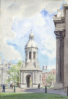 Campanile in Trinity College, Dublin - E. Lyn Hope