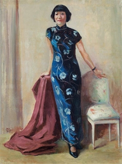 THE PORTRAIT OF JIANG BIWEI - Qin Xuanfu