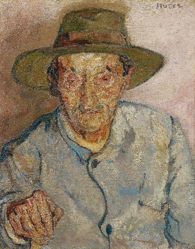 MANN MIT HUT by Maria-Mela Muter, 1912