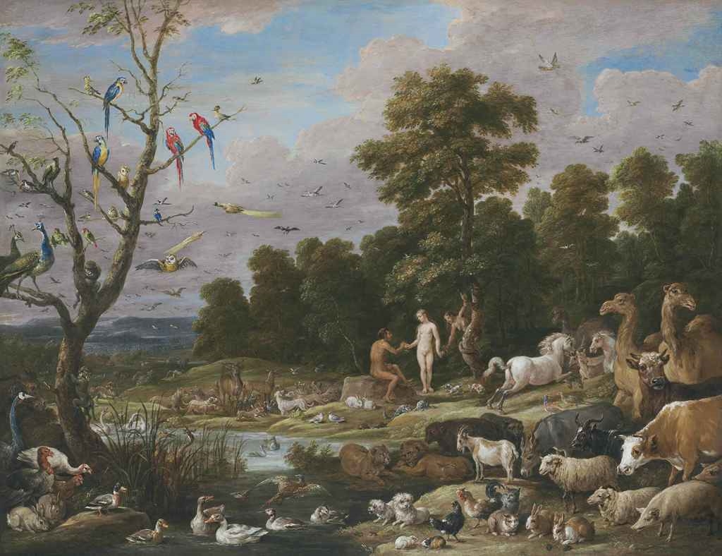 Images Of Adam And Eve In The Garden