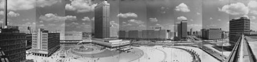 PANORAMA ALEXANDERPLATZ, BERLIN by Heinz Lieber, 1972
