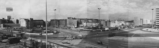 PANORAMA CROSSING KARL-MARX-ALLEE, MEMHARDSTRASSE AND KARL-LIEBKNECHT-STRASSE, BERLIN - Heinz Lieber