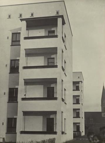 „BERLIN – LICHTENBERG“ (NEW RESIDENTIAL ESTATE, ARCHITECT: BRUNO TAUT) by Cami Stone, Sasha Stone, 1928