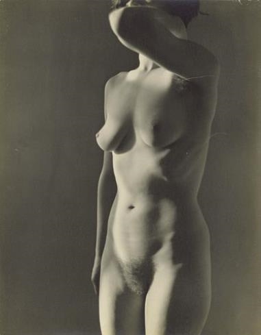 Artwork by Sasha Stone, NUDE, FROM THE SERIES „FEMMES“, Made of Vintage. Gelatin silver print