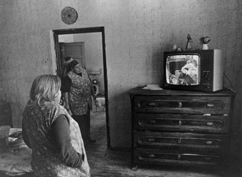 UNTITLED (WATCHING TELEVISION) by Jindrich Streit, 1980