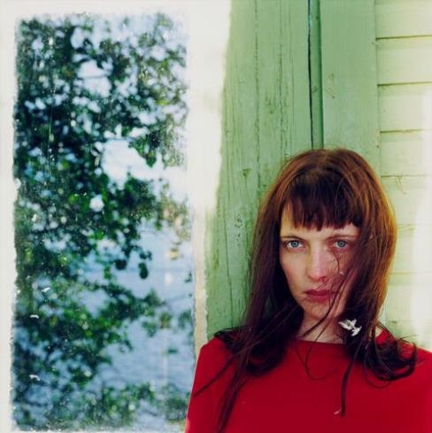 „UNTITLED (GIRL IN A RED SHIRT)“ by Aino Kannisto, 1997