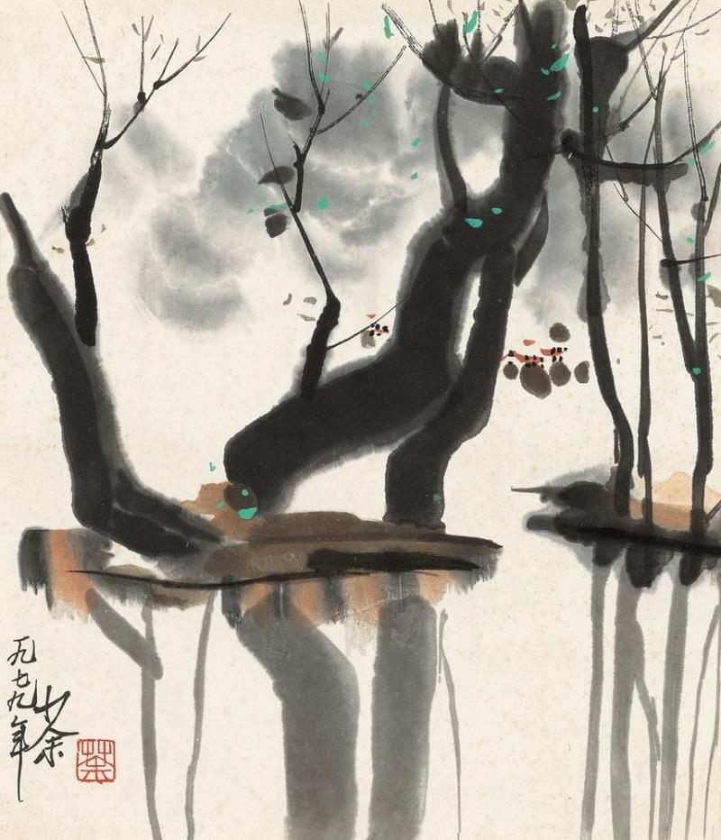 Early Spring by Wu Guanzhong