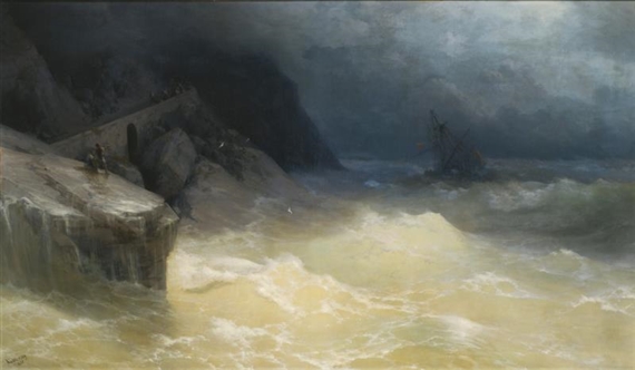 SHIPWRECK OFF THE BLACK SEA COAST