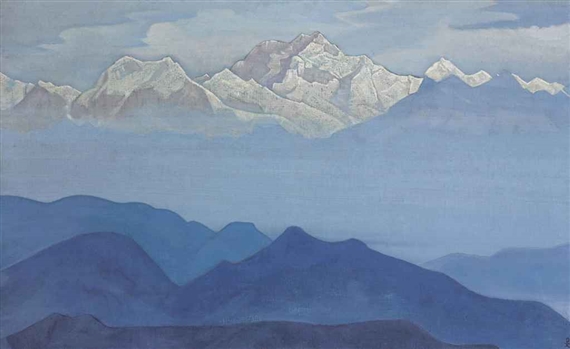 Himalayas from the Sikkim series by Nicholas Roerich, 1924