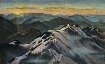 SONNENAUFGANG VOM WENDELSTEIN - Emil Orlik