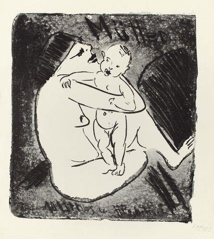 MUTTER UND KIND by Max Pechstein, 1913