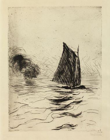 SEGLER UND RAUCH by Emil Nolde, 1910