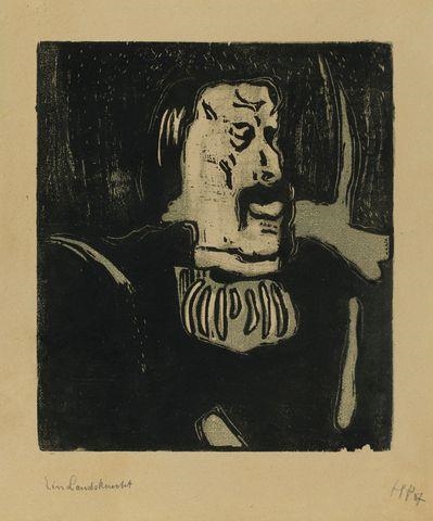 EIN LANDSKNECHT by Max Pechstein, 1907