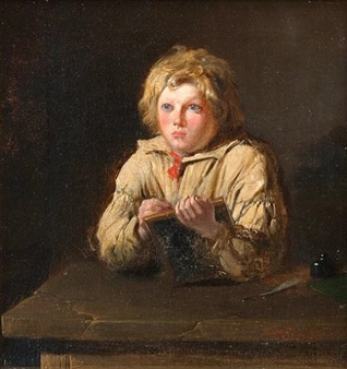 WRITING BOY - Ivan Lavrentyevich Gorokhov