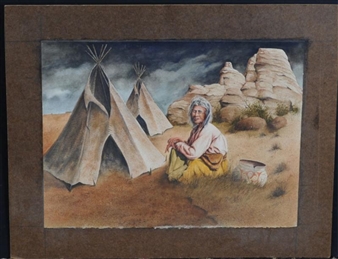 Navajo Woman - Rudy Ravasio