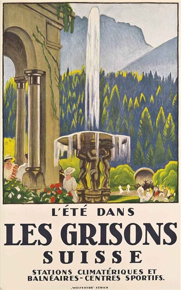 L'ÉTÉ DANS LES GRISONS by Emil Cardinaux, 1923