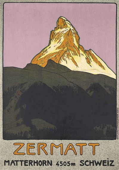 ZERMATT by Emil Cardinaux, 1908