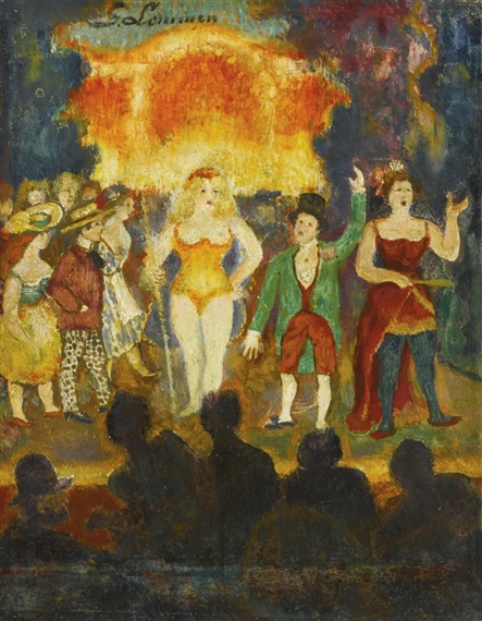 SCÈNE DE REVUE by Georges Lemmen, circa 1888-1889