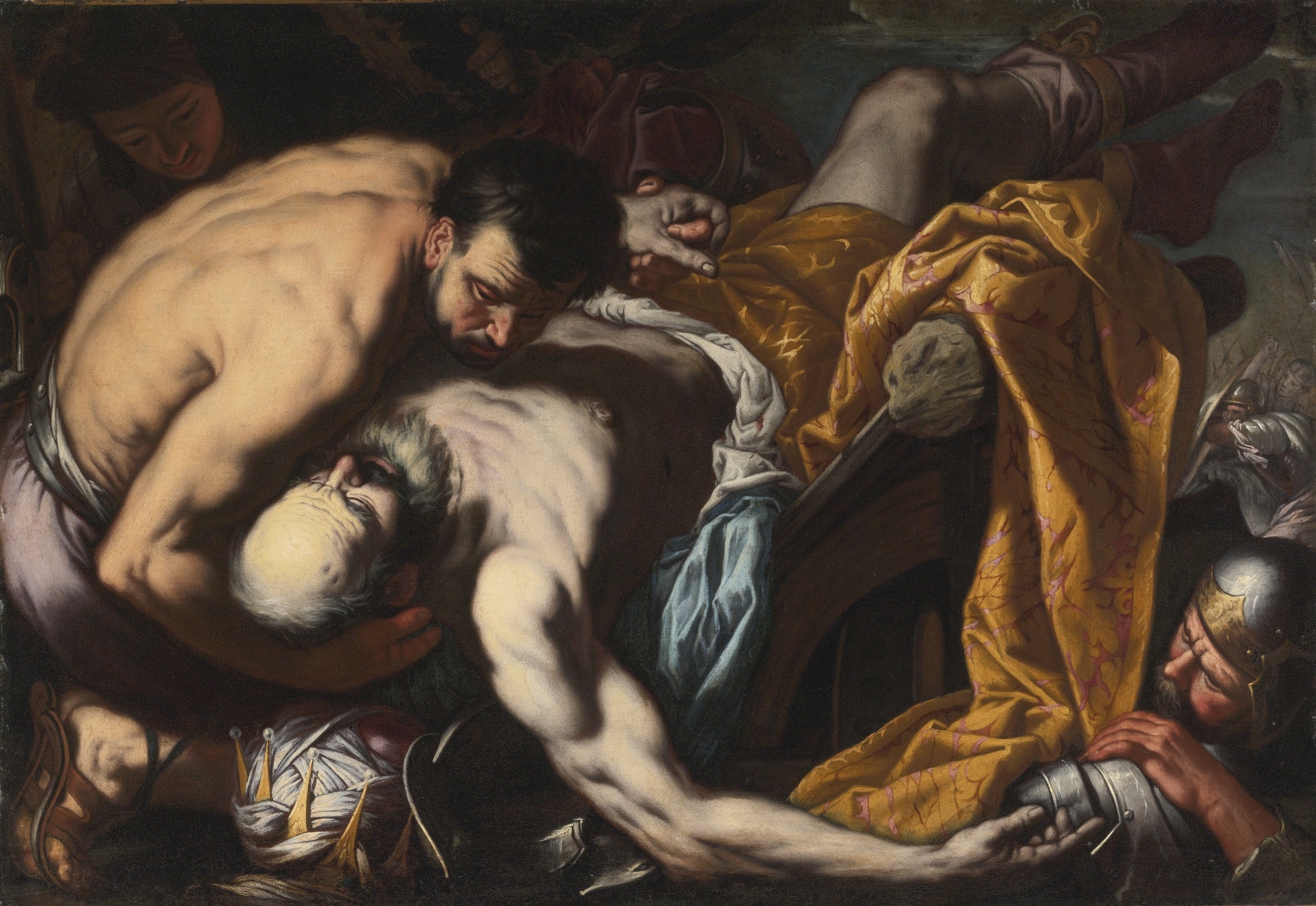 THE DEATH OF KING JOSIAH by Antonio Zanchi