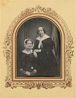 Dorothea margaretha faulwasser (née gravenhorst) and her daughter emilie - Carl Ferdinand Stelzner