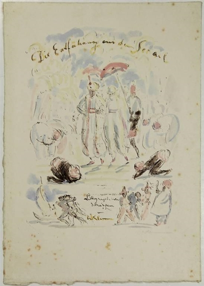 Die Entführung aus dem Serail by Walther‏ Klemm, 1923