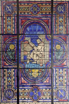 Design for a stained glass window - T.K.L. Sluyterman