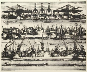 Havencompositie II - E. van Zanden