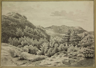 2 works; Op het duin agter Duin en Daal bij Haarlem; Op het duin bij Haarlem, op Duin en Daal ziende - Carel Jacob van Baar van Slangenburgh