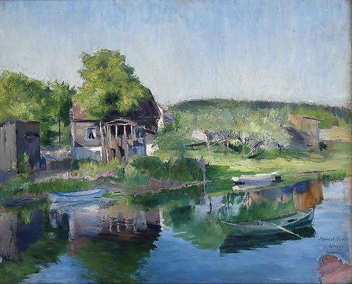 From Sandvikselven (The Sandvik River) by Harriet Backer, 1890