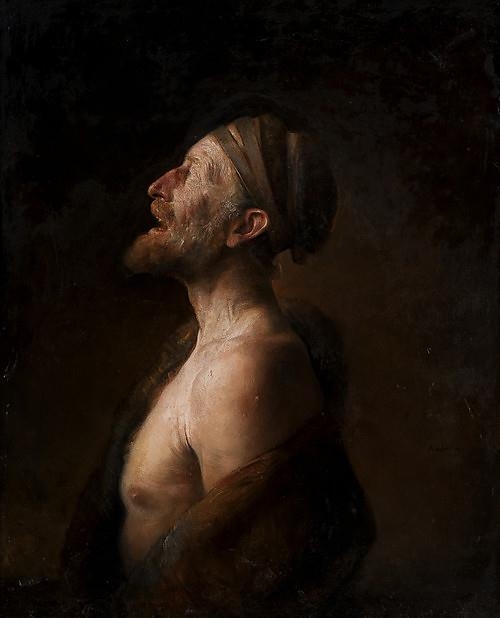 Portrait of Arild Haaland by Odd Nerdrum