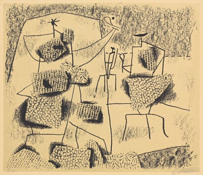 OHNE TITEL by Willi Baumeister, 1946