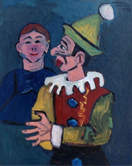 CLOWNS by Maxwell Bennett Bates, 1972