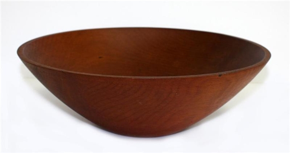 Turned kauri salad bowl